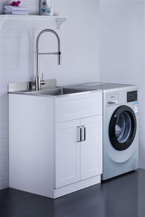 afa stainless steel laundry sink with cabinet|afa faucet parts.